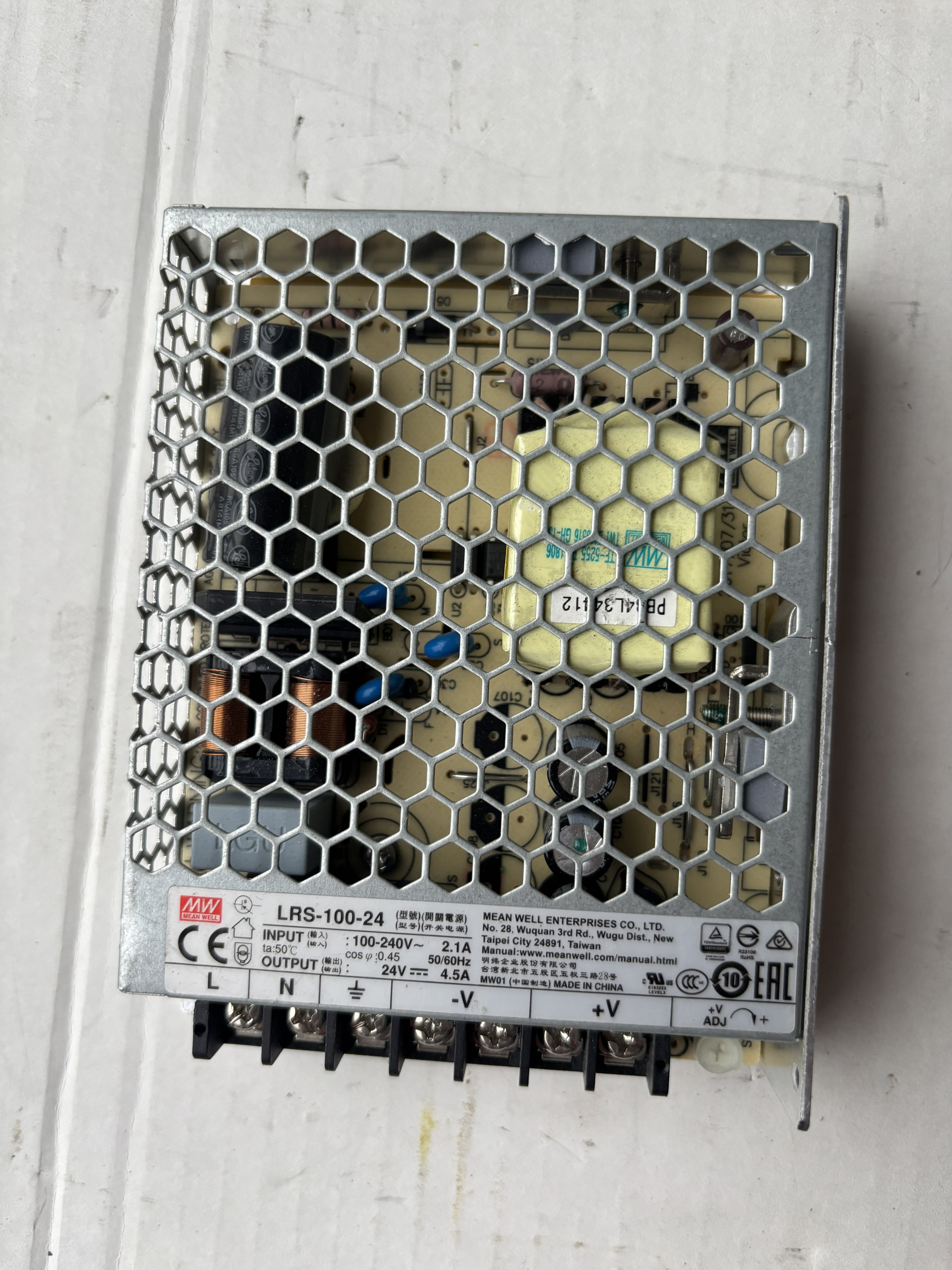 Mean Well LRS-100-24 AC/DC Power Supply 24V 100W