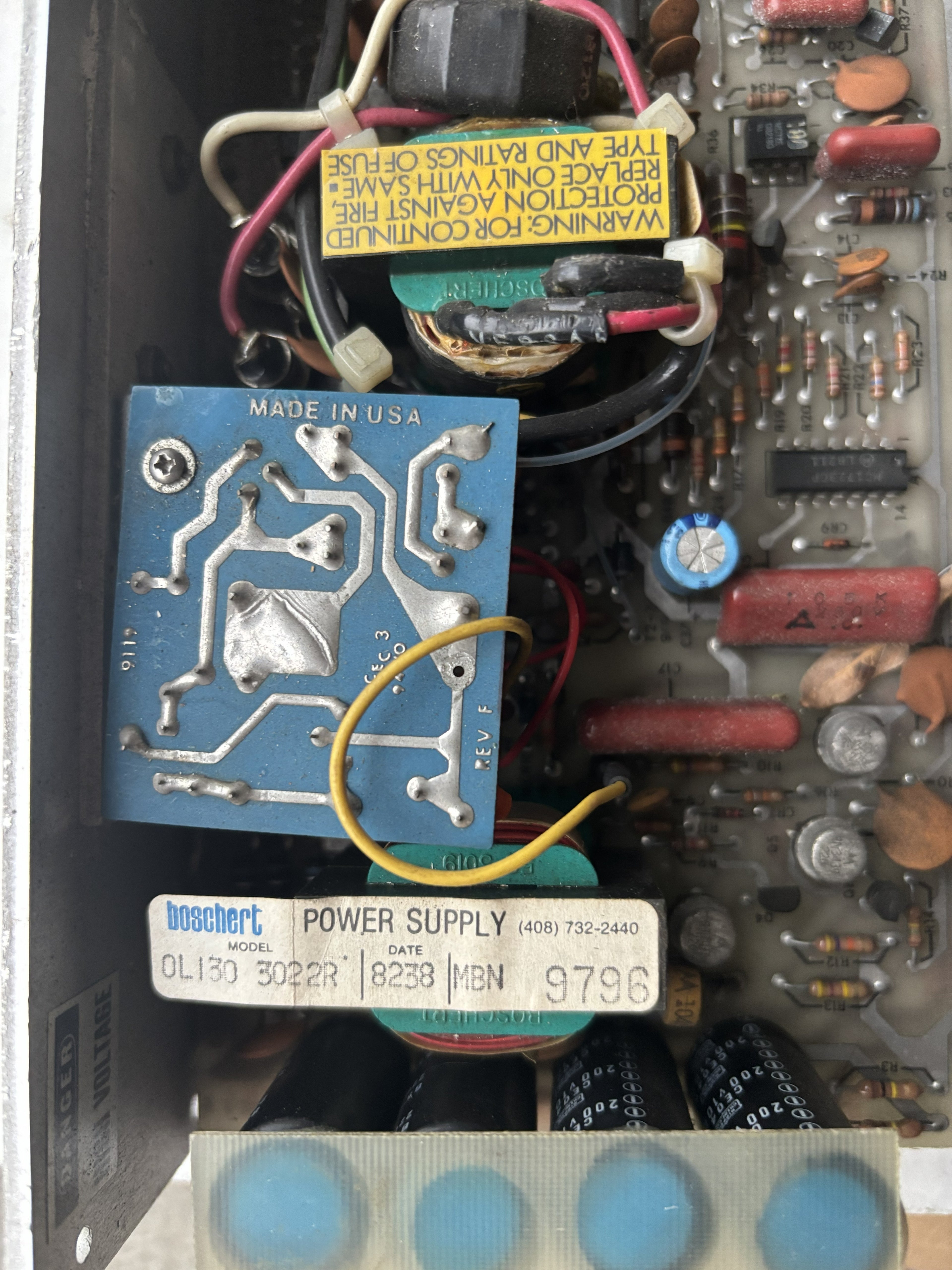 Boschert OL130-3022R 130W Open-Frame Multi-Output Switching Power Supply