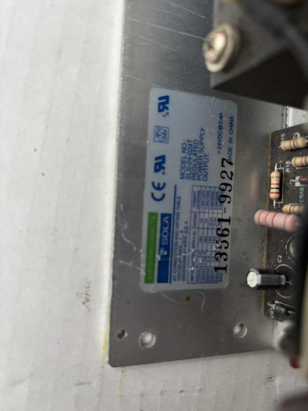 SolaHD SLS-24-024T AC-DC Power Supply 24V 2.4A
