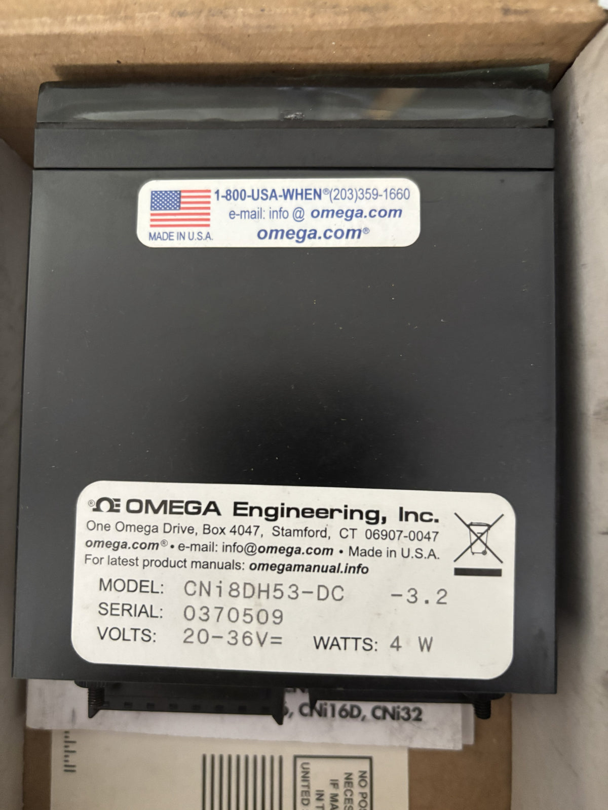 Omega CNI8DH53-DC 1/8 DIN Temperature & Process Controller