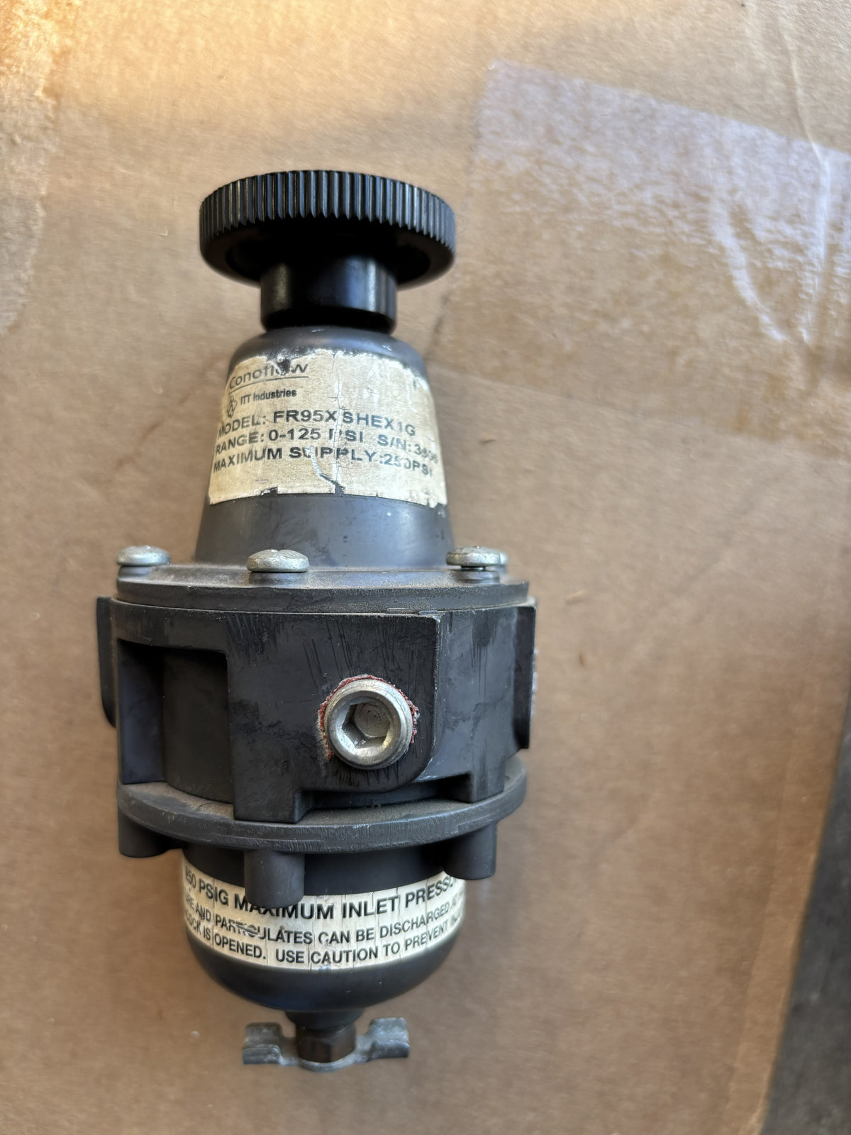 Conoflow FR95XSKEX1G Filter Regulator, 0-125 PSI